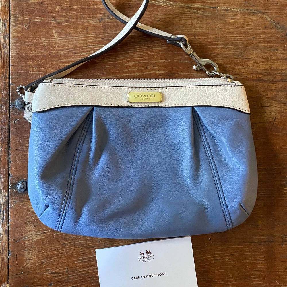 Coach Clutch- Blue